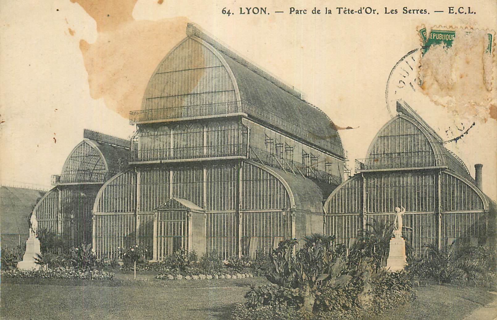 CPA Lyon Parc de la Tete d'Or Les Serres