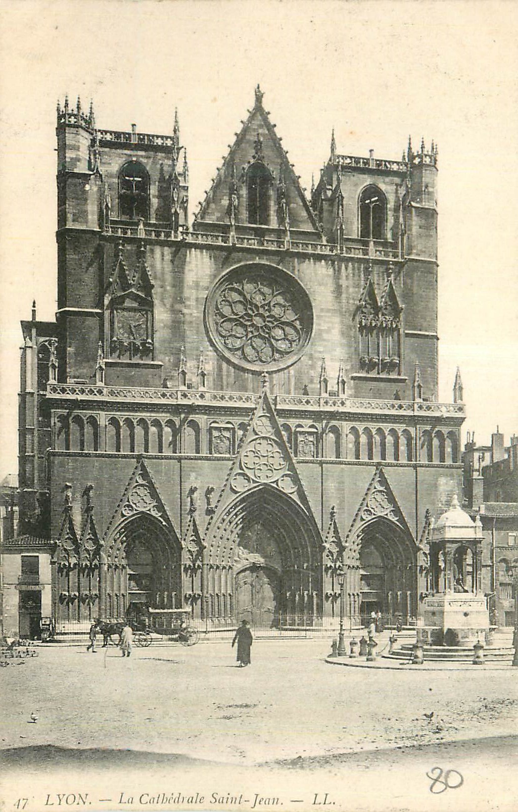 CPA Lyon La Cathedrale Saint Jean