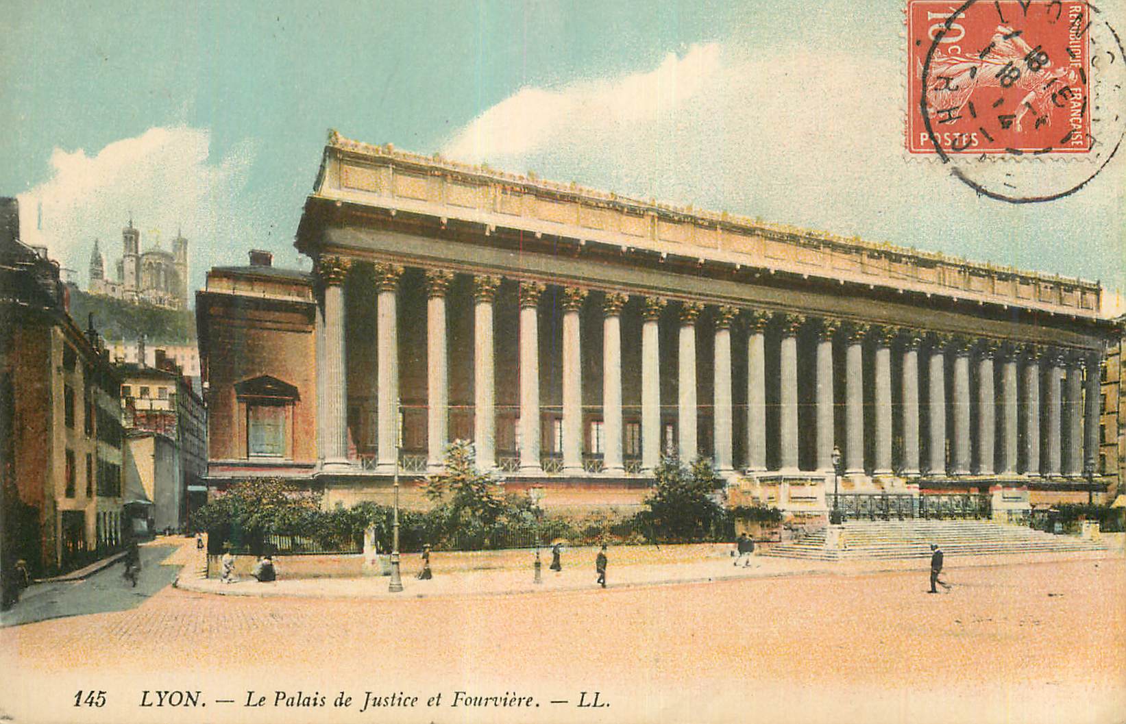 CPA Lyon Le Palais de Justice et Fourviere