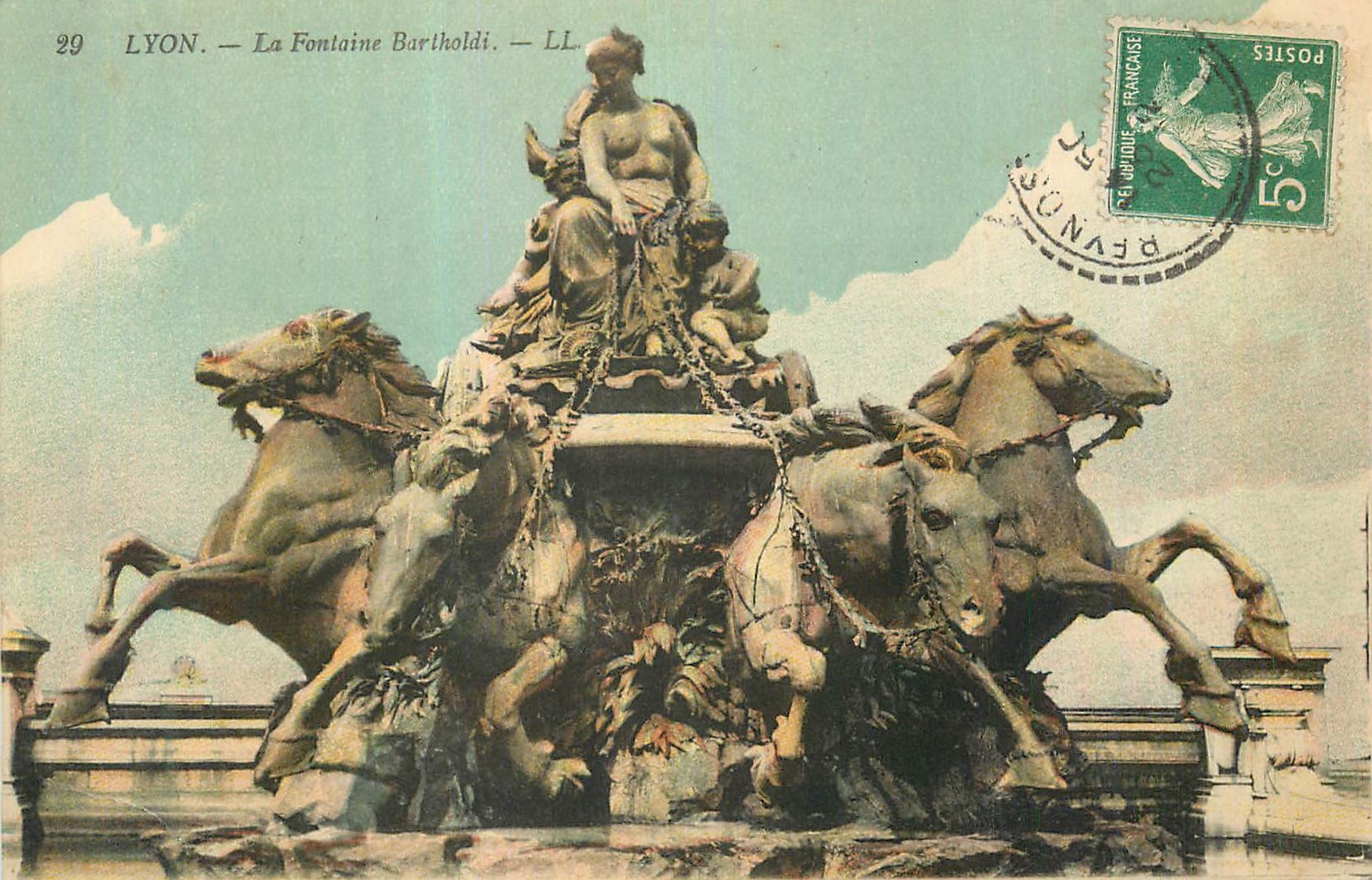 CPA Lyon La Fontaine Bartholdi
