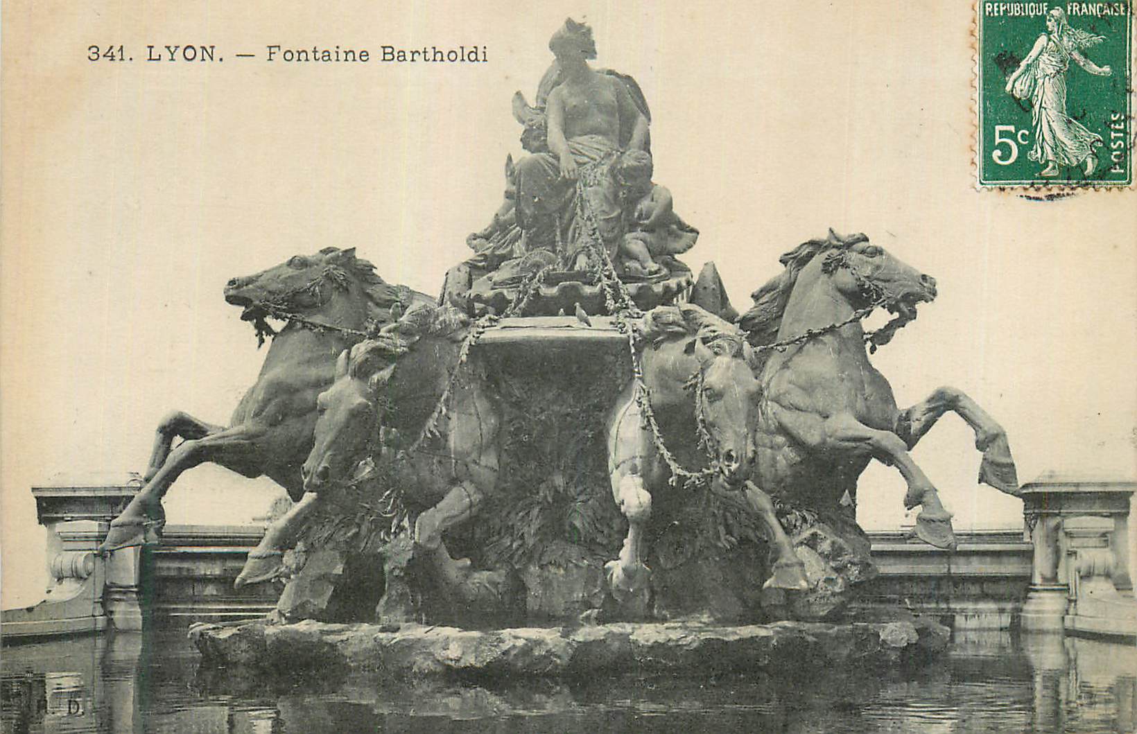 CPA Lyon La Fontaine Bartholdi