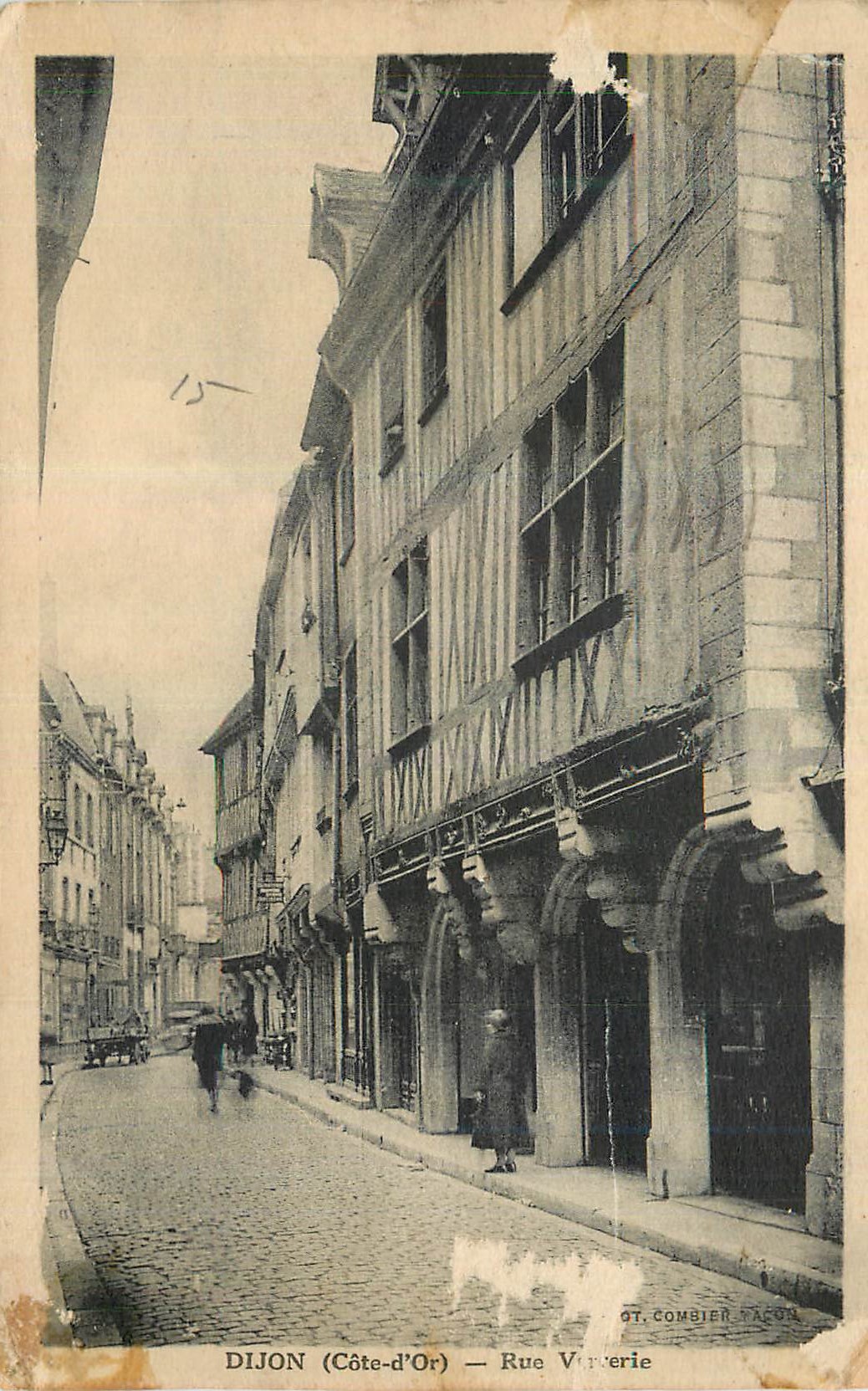 CPA Dijon (Cote d'Or) Rue Virverie