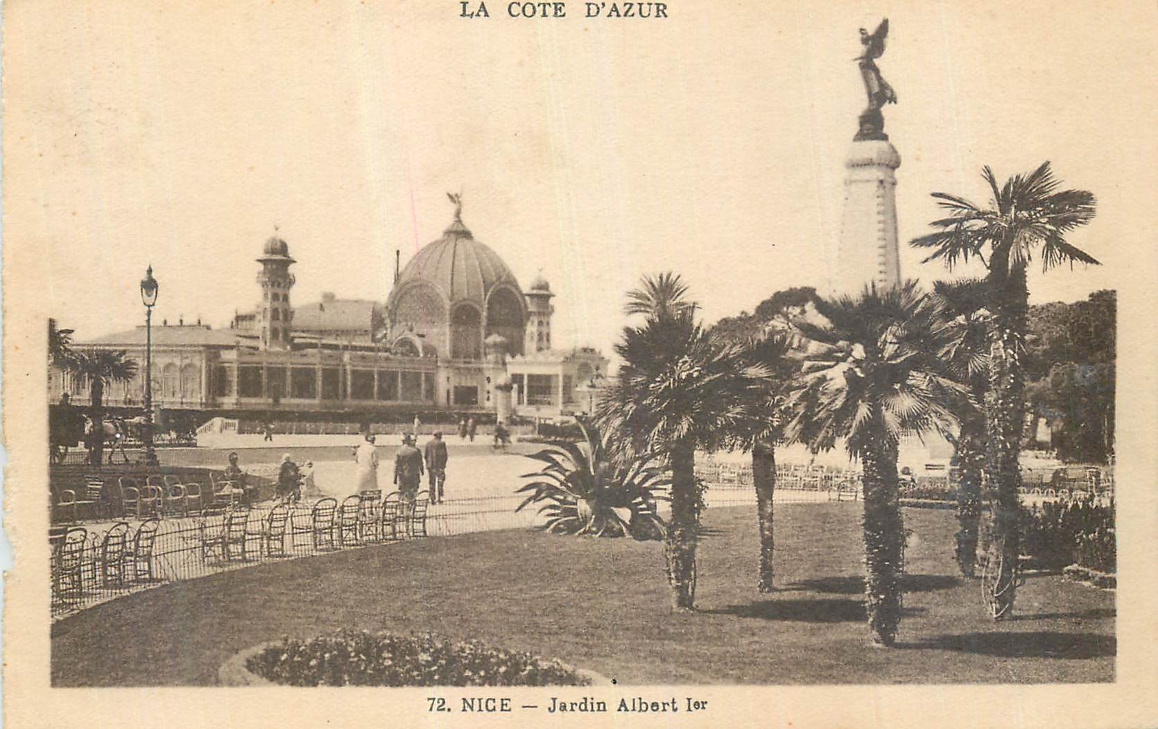 CPA Nice Cote d'Azur Jardin Albert 1er