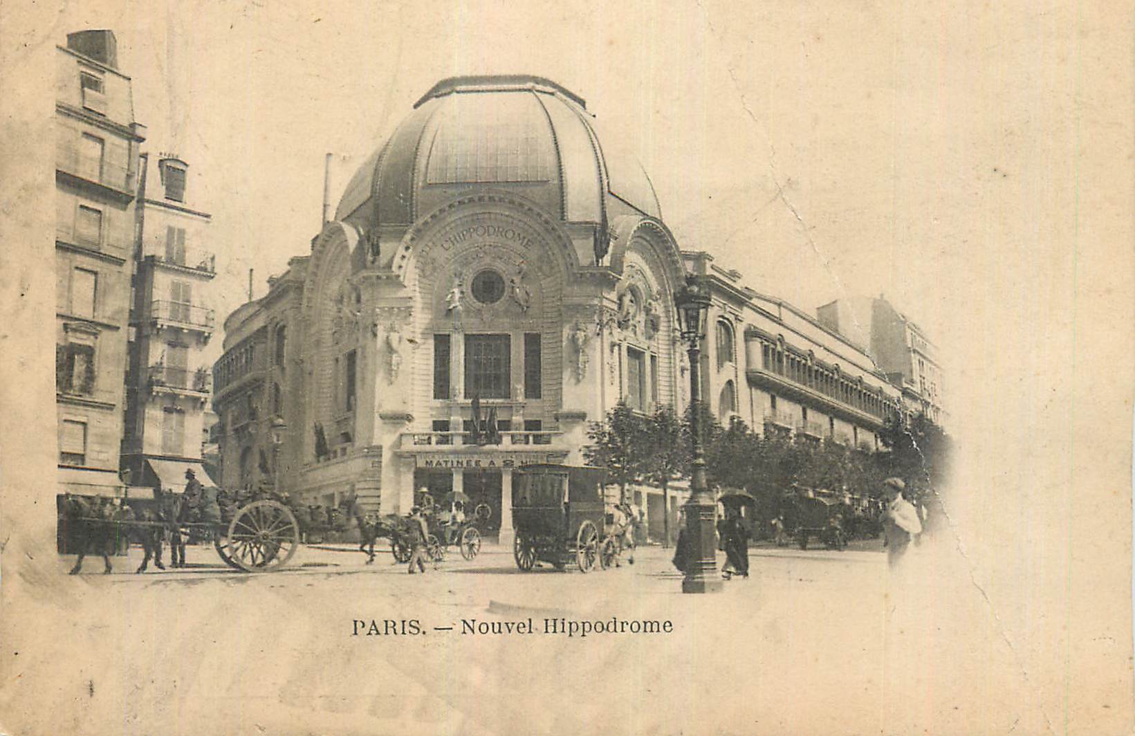 CPA Paris Nouvel Hippodrome (carte 1900)