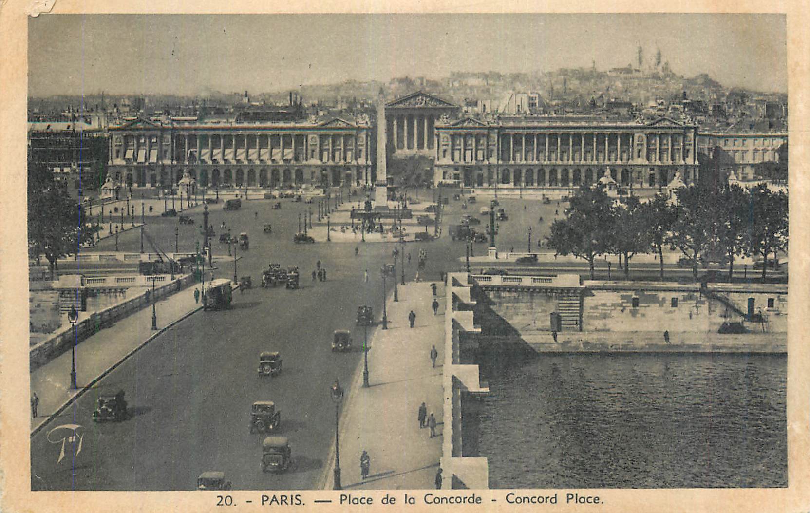 CPA Paris Place de la Concorde