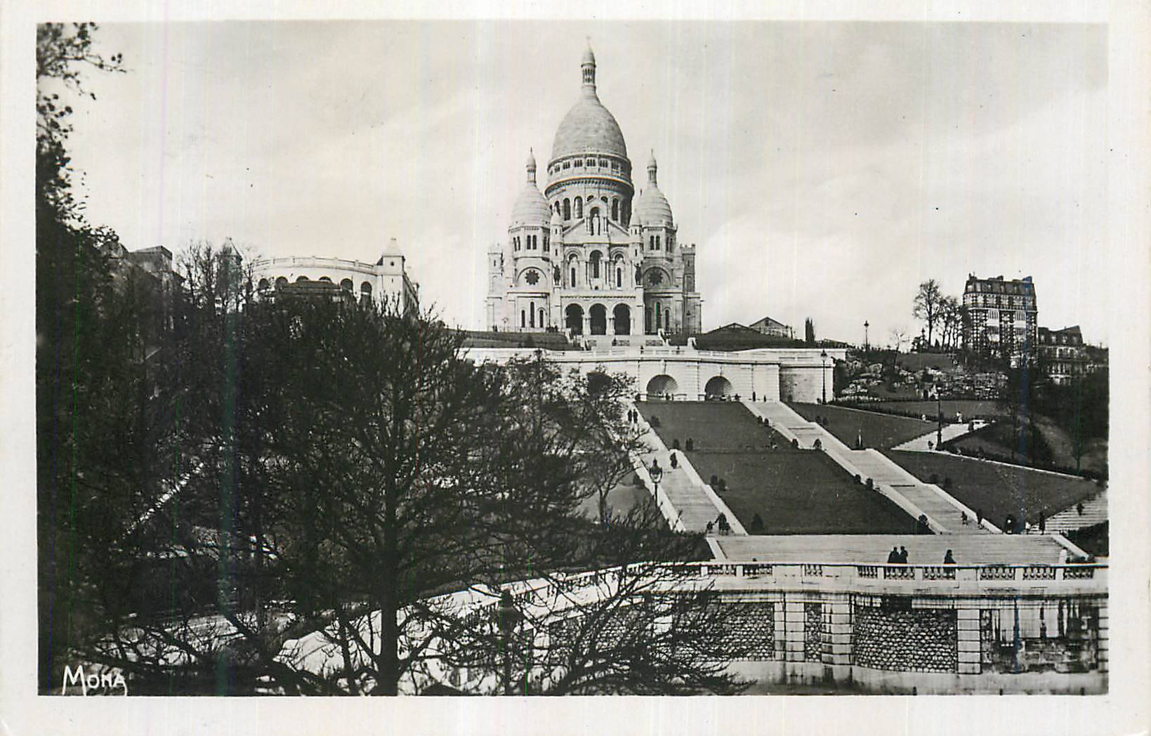 CPM Les Petits Tableaux de Paris Basilique de Sacre Coeur de Montmartre