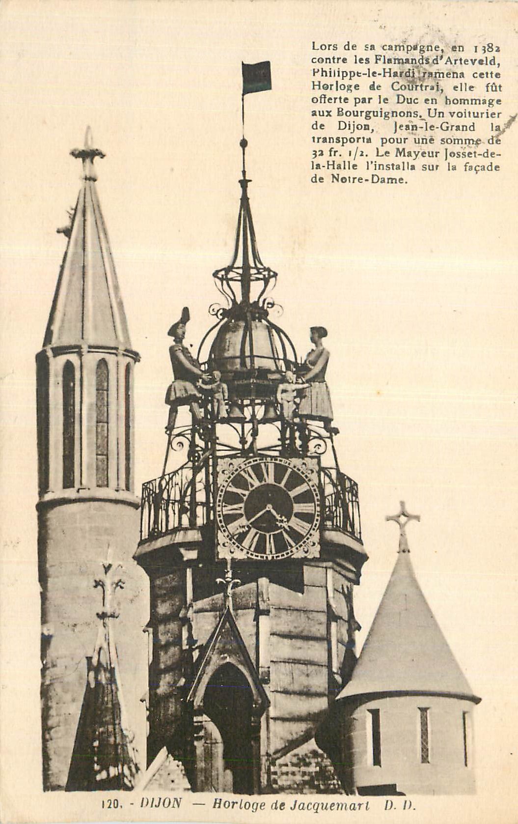 CPA Dijon Horloge de Jacquemart