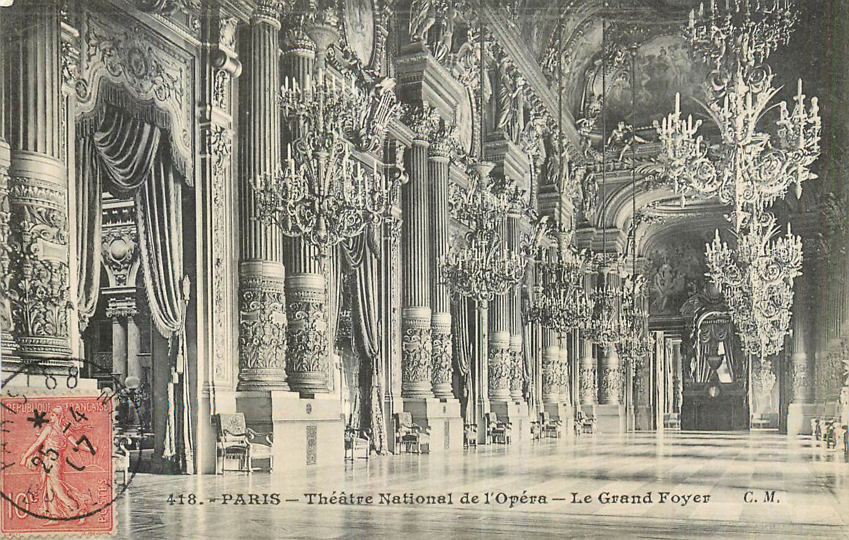 CPA Paris Theatre National de l'Opera Le Grand Foyer