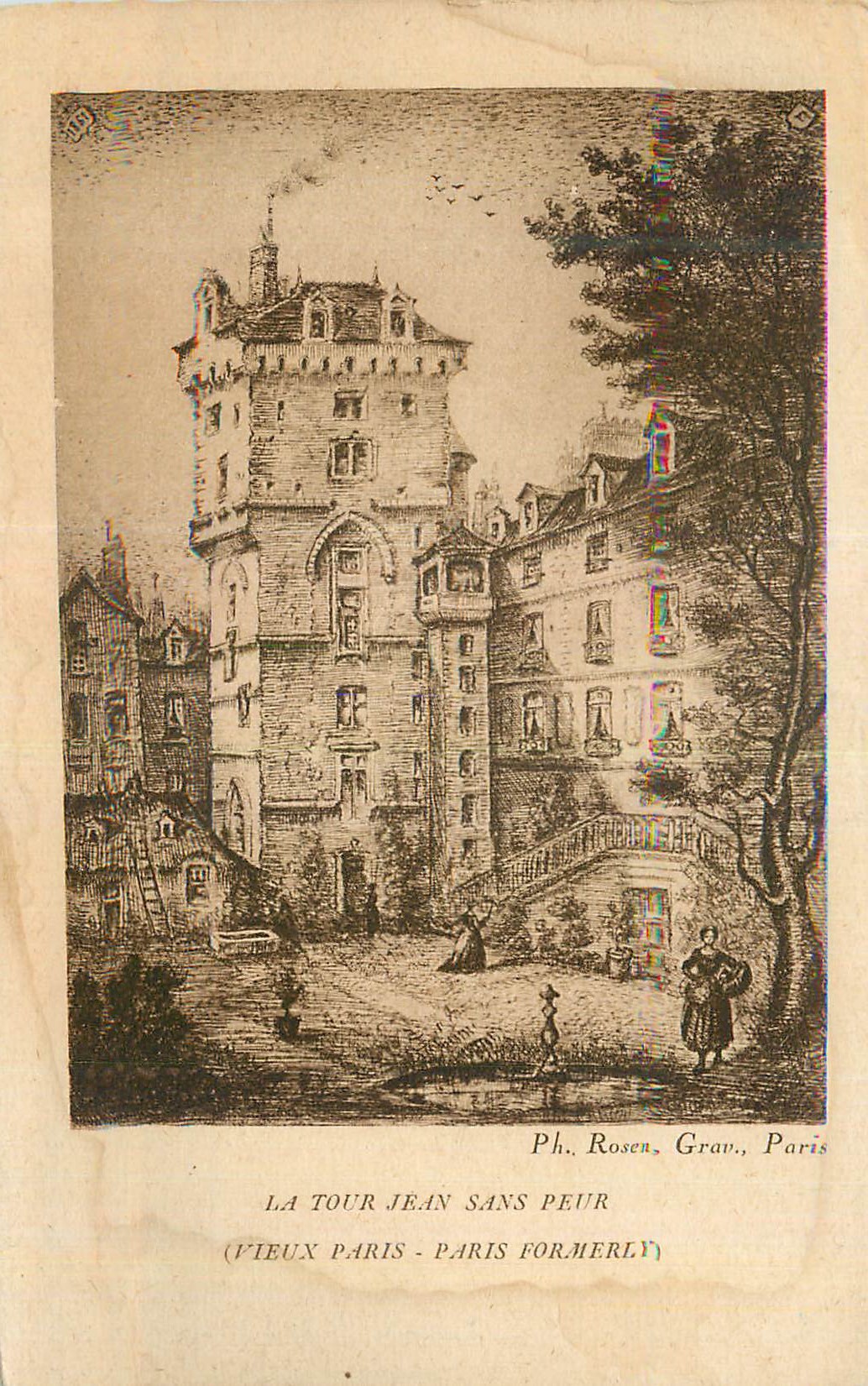 CPA La Tour Jean sans Peur (Vieux Paris)