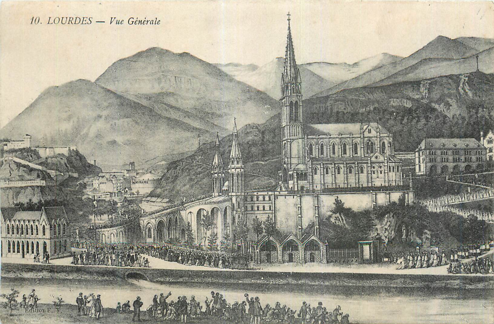 CPA Lourdes Vue Generale