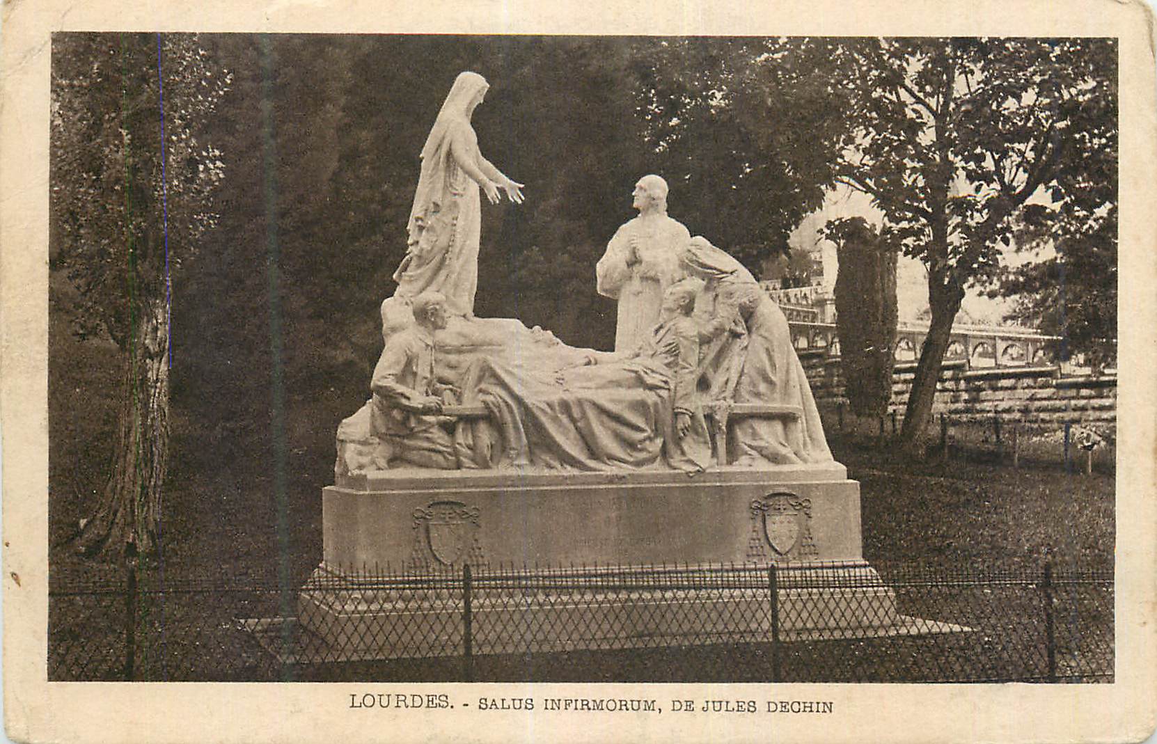 CPA Lourdes Salus Infirmorum de Jules Dechin