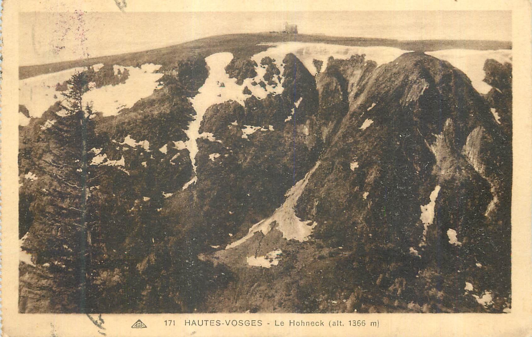 CPA Hautes Vosges Le Hohneck (alt 1366 m)