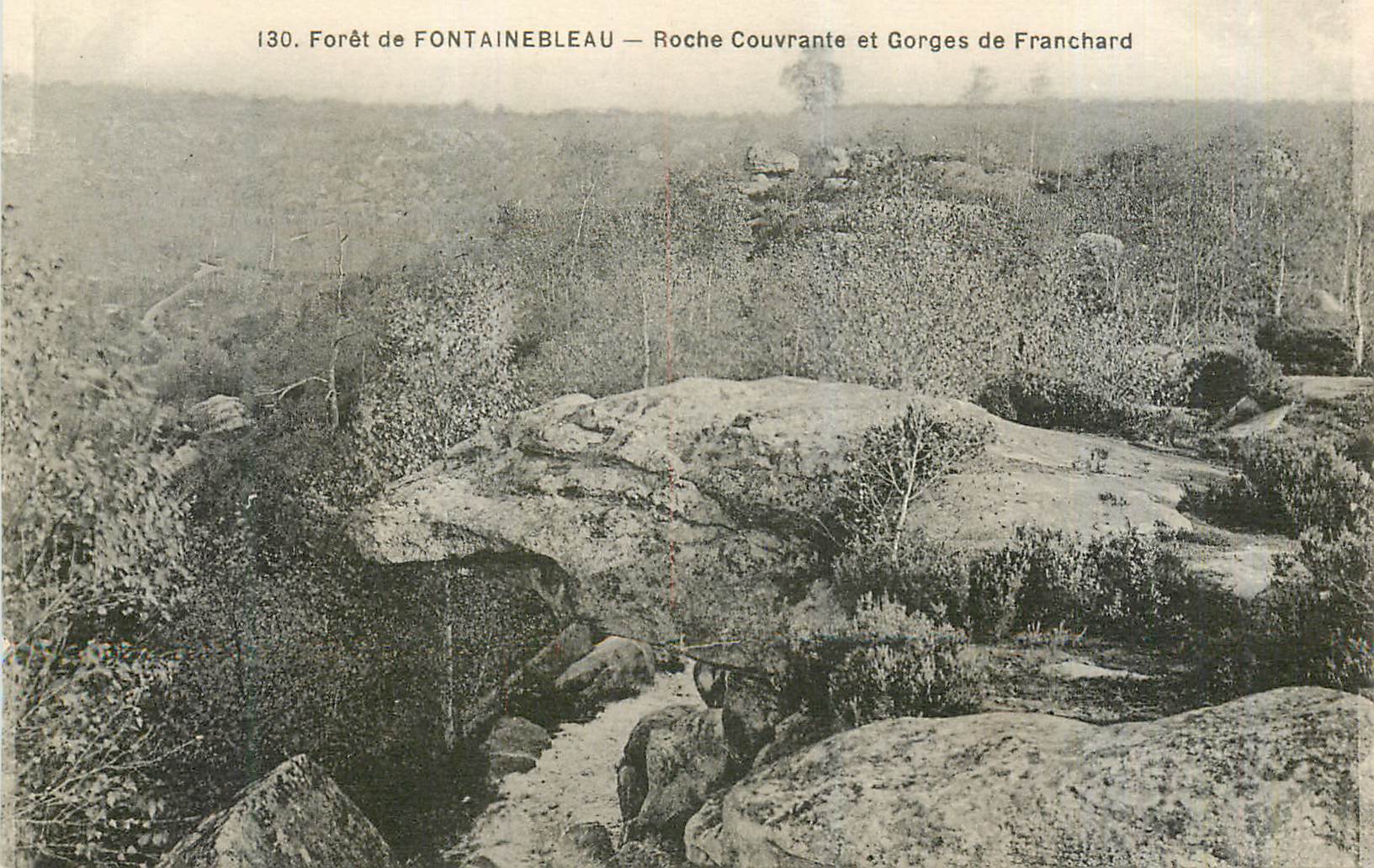 Foresta di FONTAINEBLEAU — Rocca Coperta e Gole di Franchard — n° 130