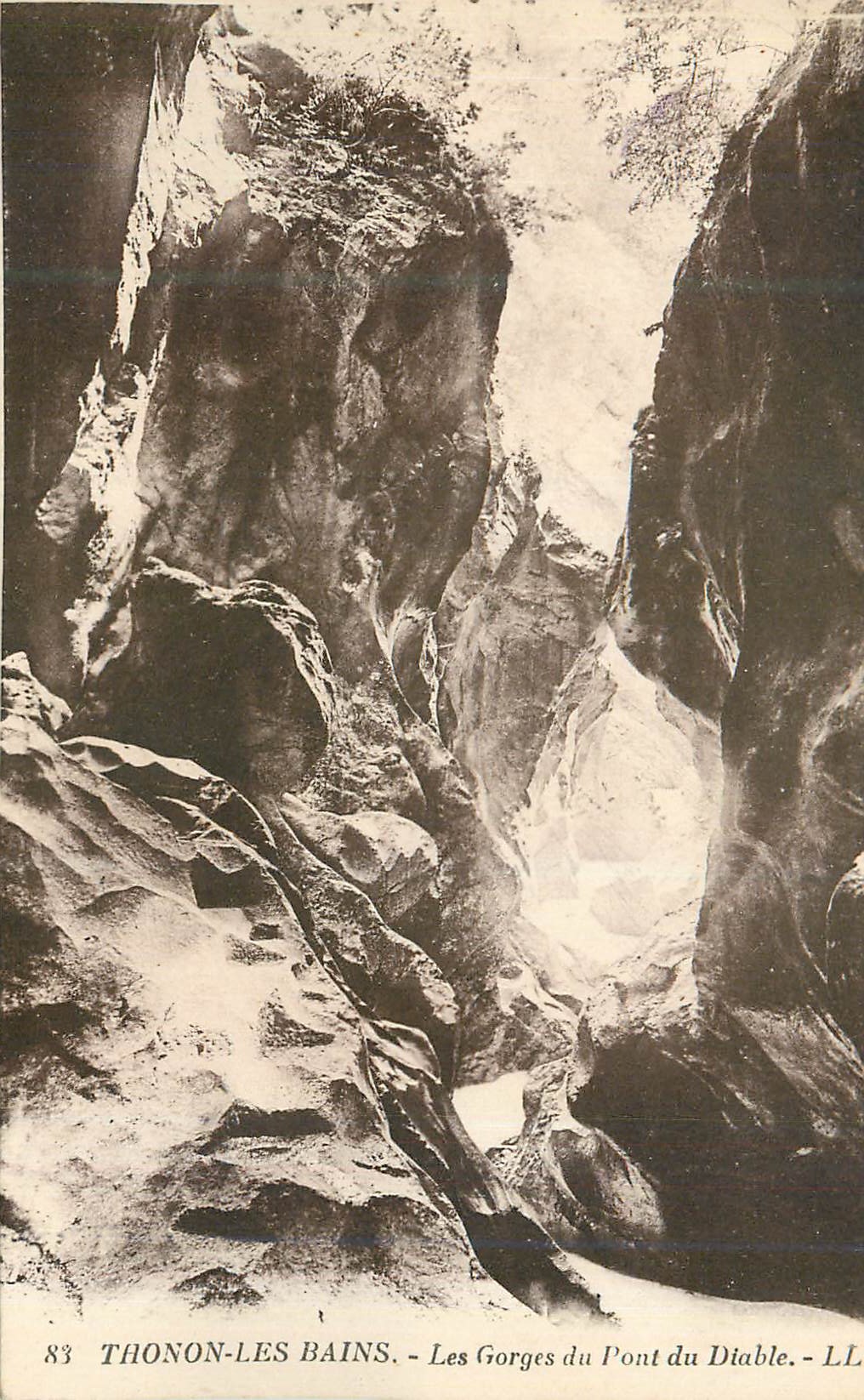 Thonon-les-Bains — Die Schlucht des Pont du Diable — LL