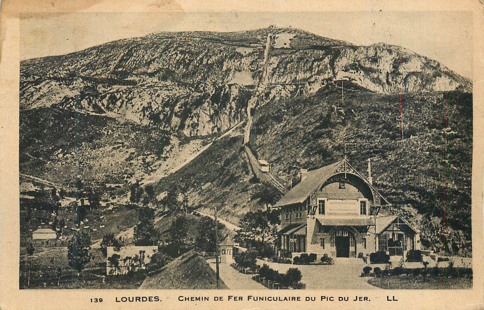 CPA Lourdes Chemin de Fer Funiculaire du Pic du Jer