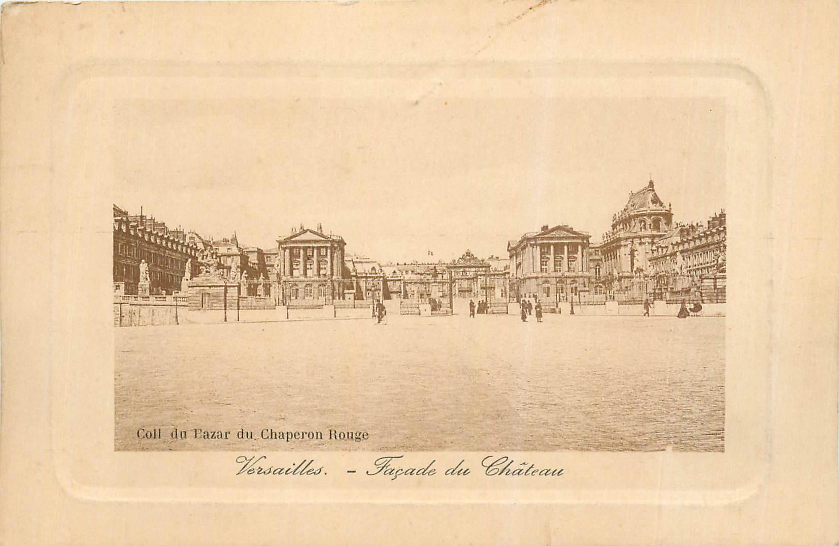 CPA Versailles Facade du Chateau