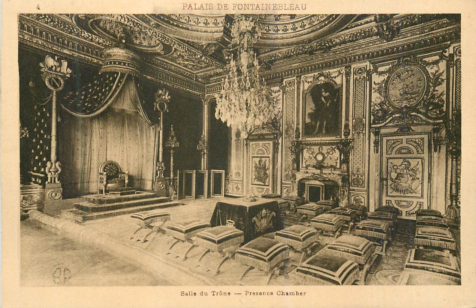 Palazzo di Fontainebleau — Sala del Trono — Présence Chamber