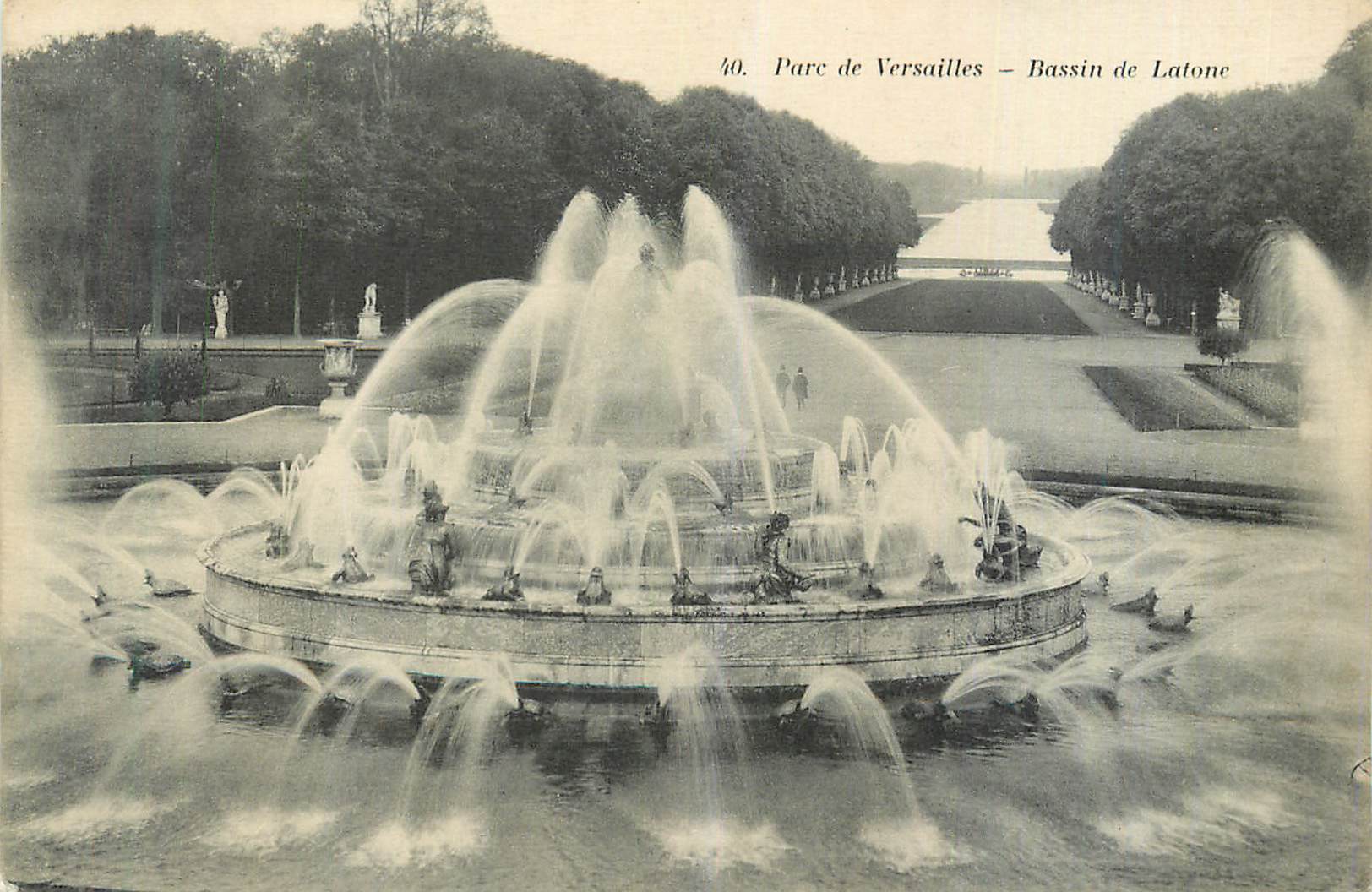 CPA Parc de Versailles Bassin de Latone
