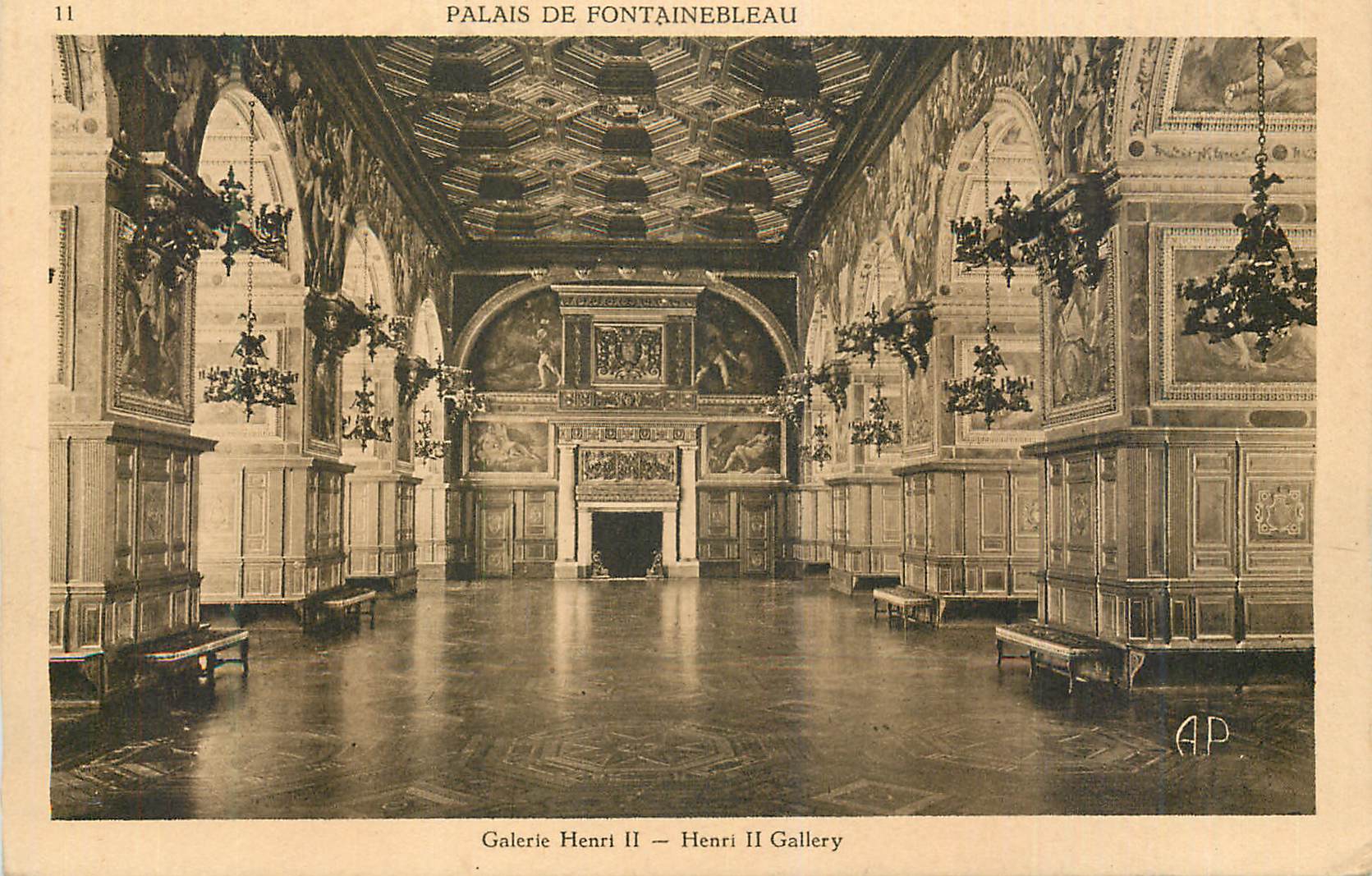 Palais de Fontainebleau — Galerie Henri II — AP