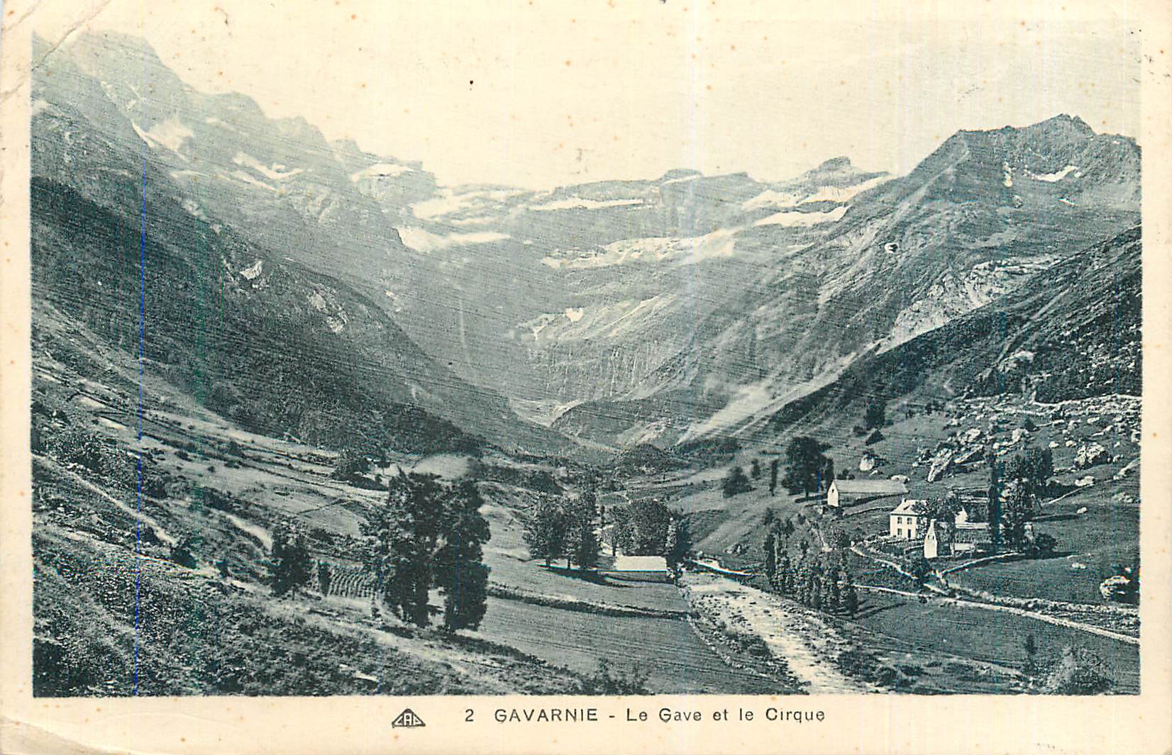 CPA Gavarnie Le Gave et le Cirque