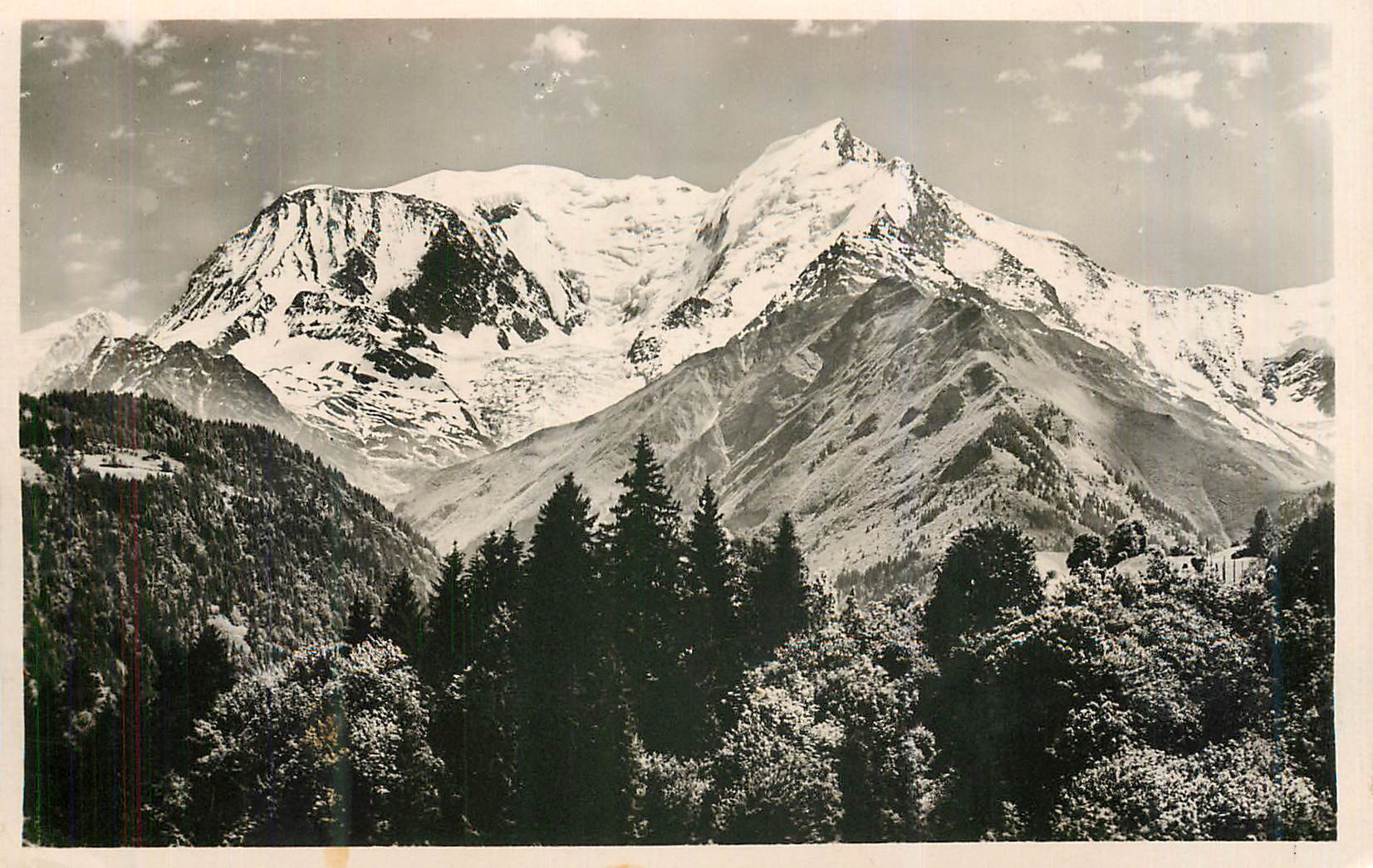 Mont Blanc — vue panoramique — éditeur inconnu