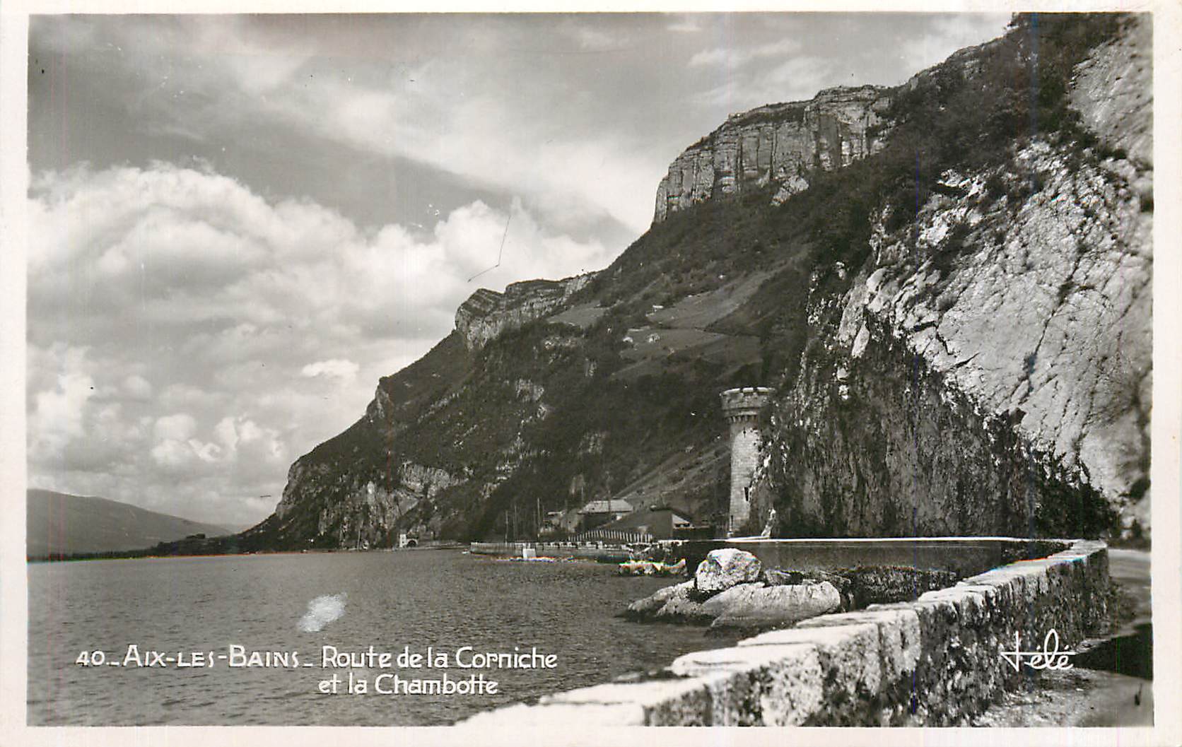 CPM Aix les Bains Route de la Corniche et la Chambotte