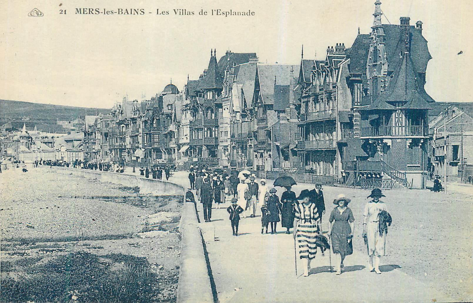 CPA Mers les Bains Les Villas de L'Esplanade