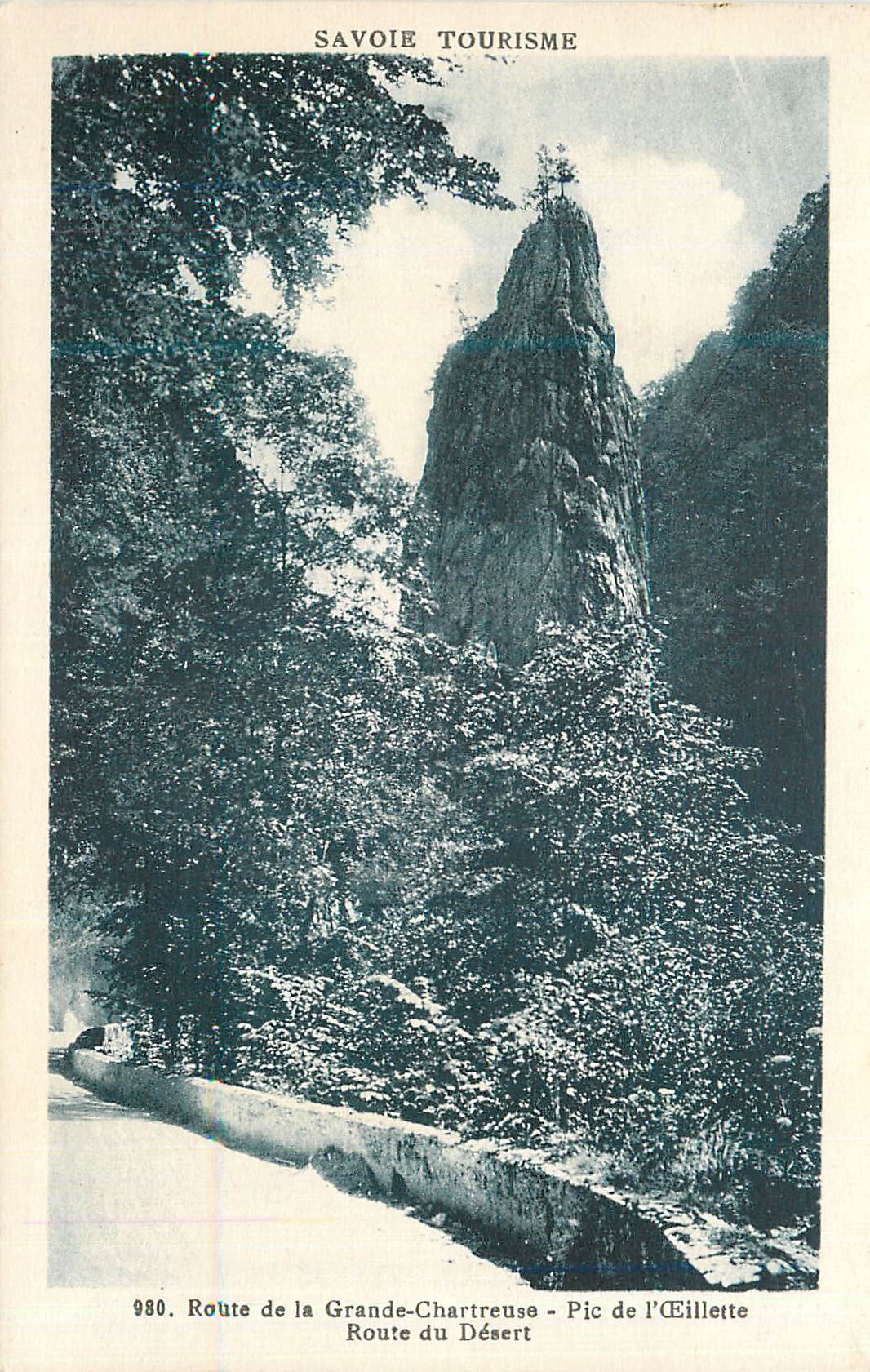 Pic de l'Éillette — Route de la Grande-Chartreuse — Savoie Tourisme, n° 980