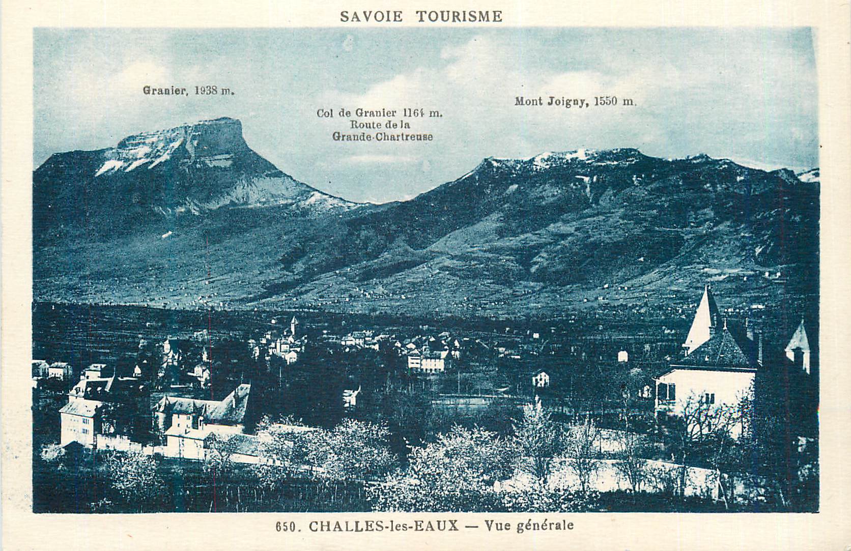 CPA Challes les Eaux Savoie Tourisme Vue Generale