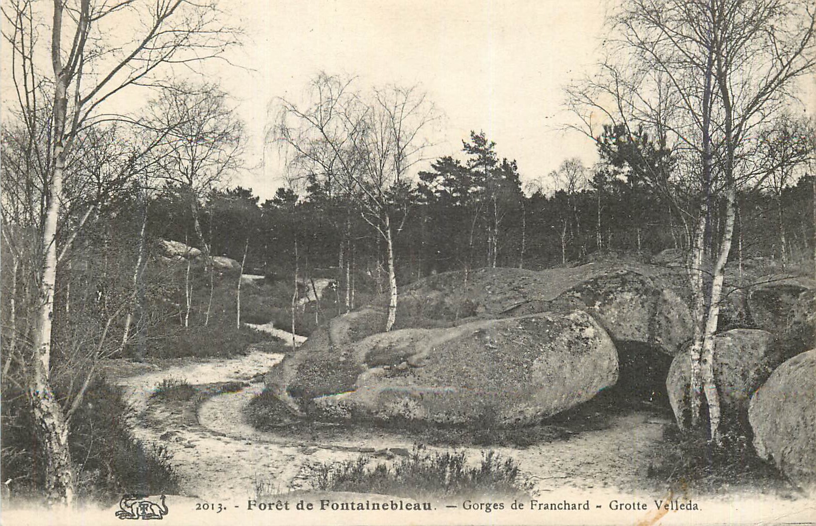 Bosque de Fontainebleau — Gargantas de Franchard — Cueva Velleda — 2013