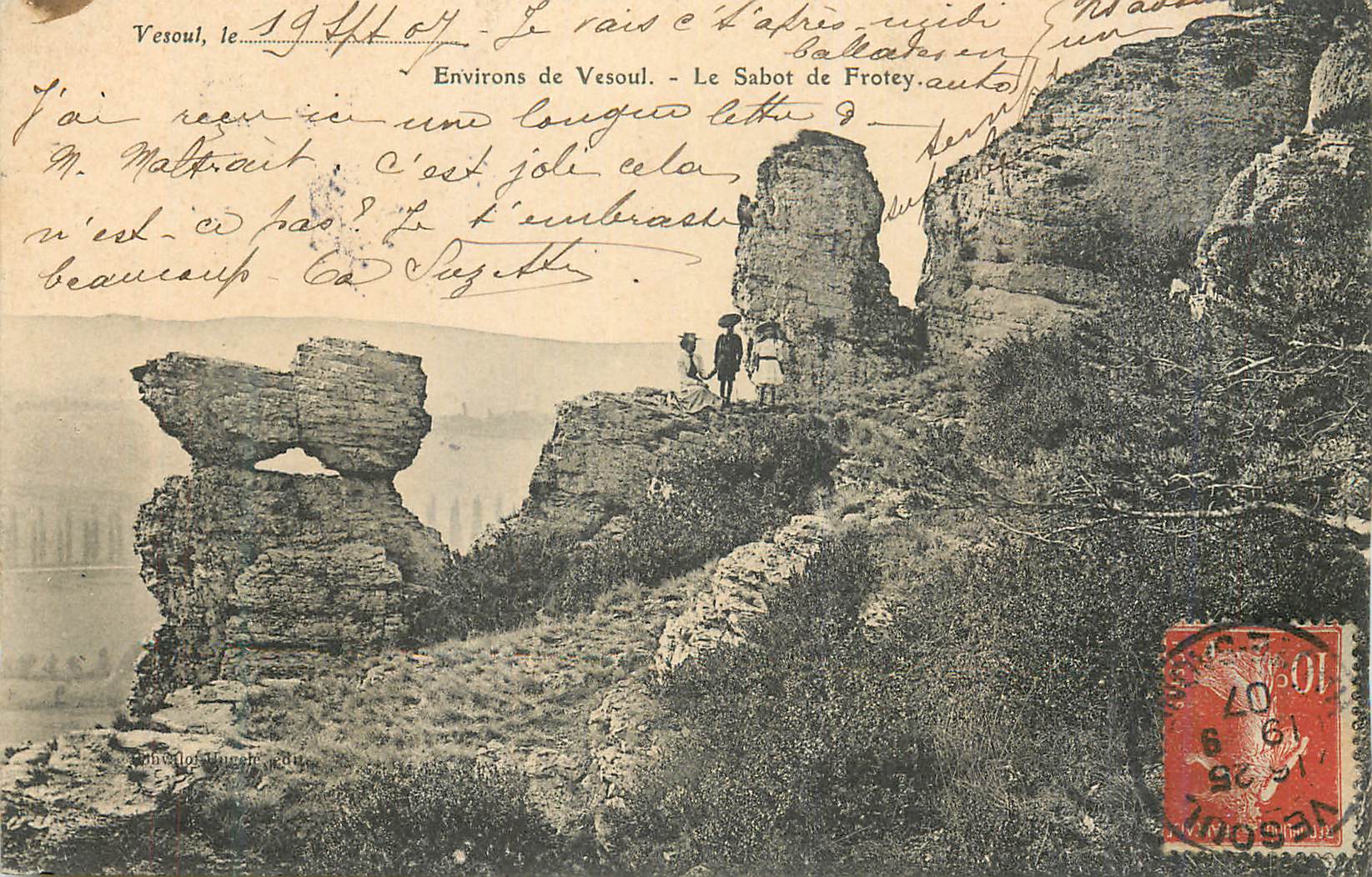 CPA Environs de Vesoul Le Sabot de Frotey
