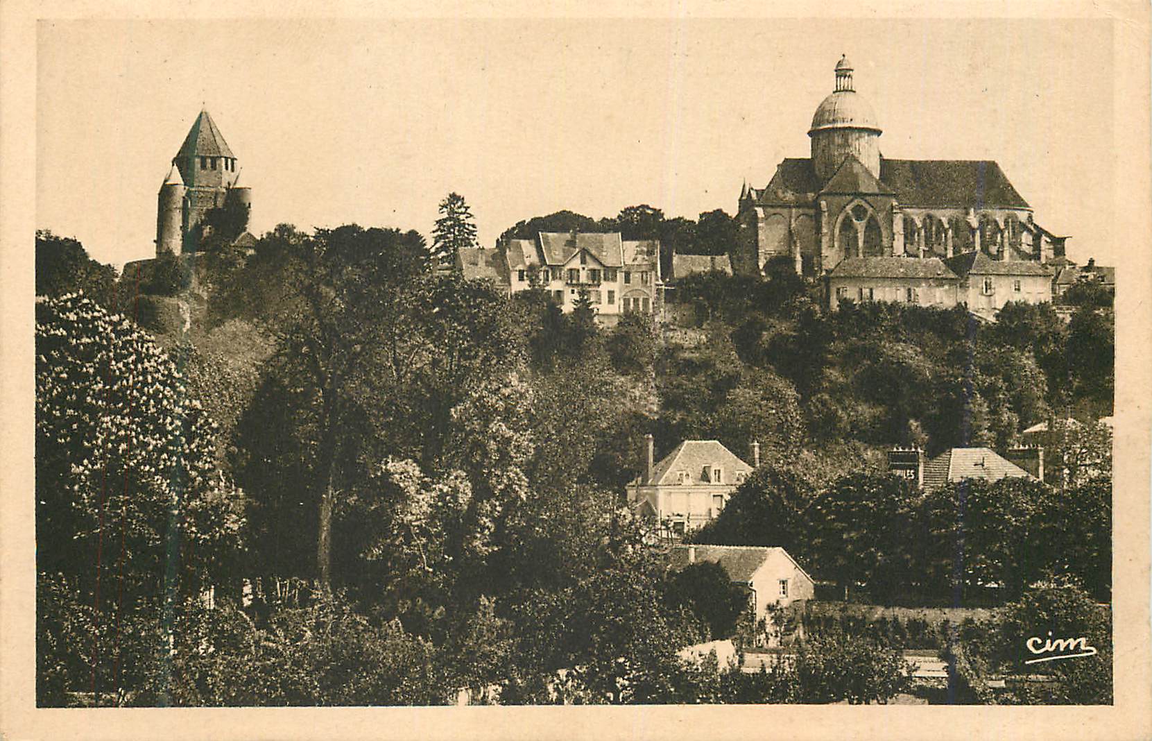 CPA Provins (S et M) Panorama de la Ville Haute