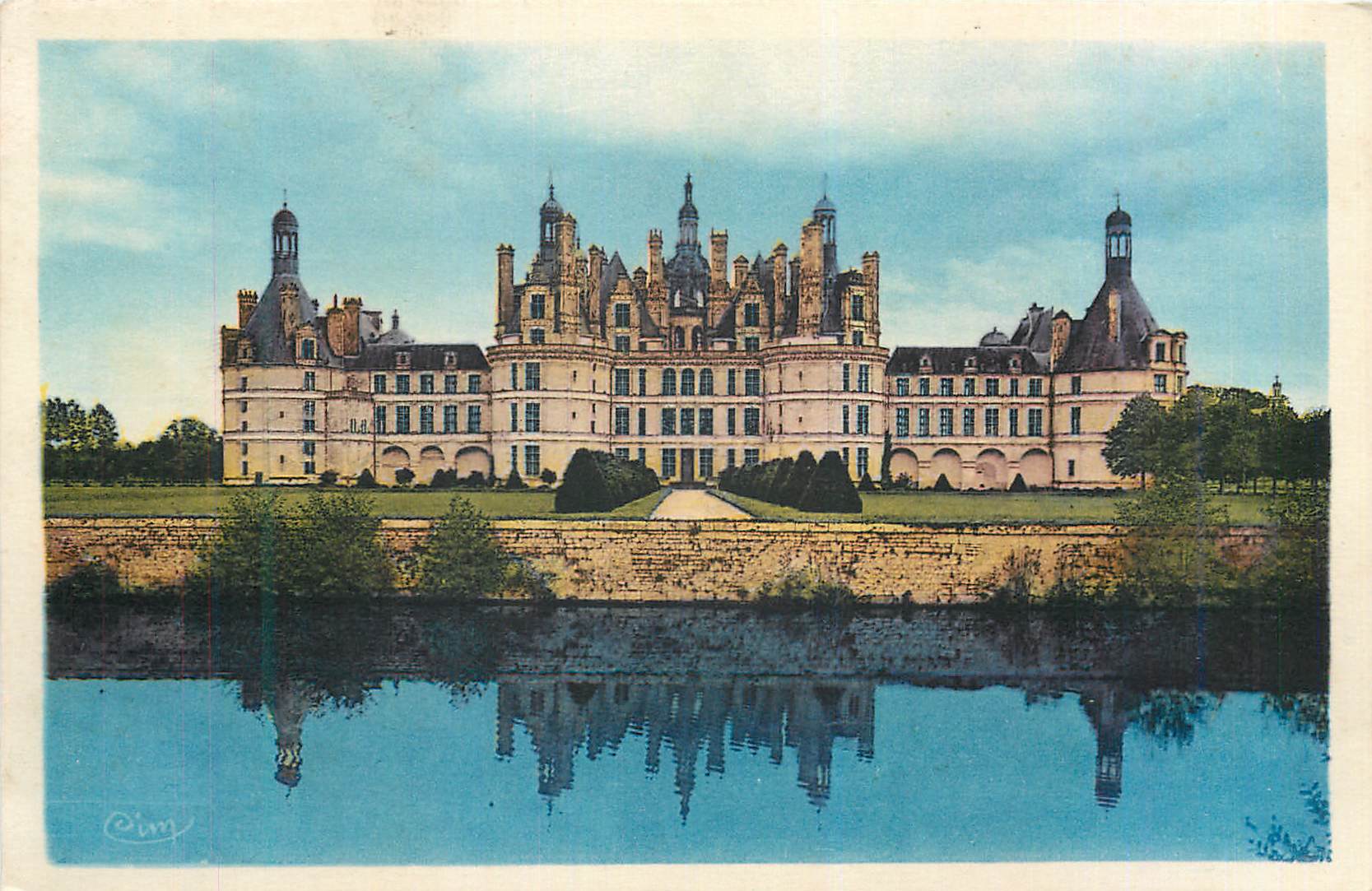 CPA Chambord (L et Ch) Chateau de Chambord Facade Nord