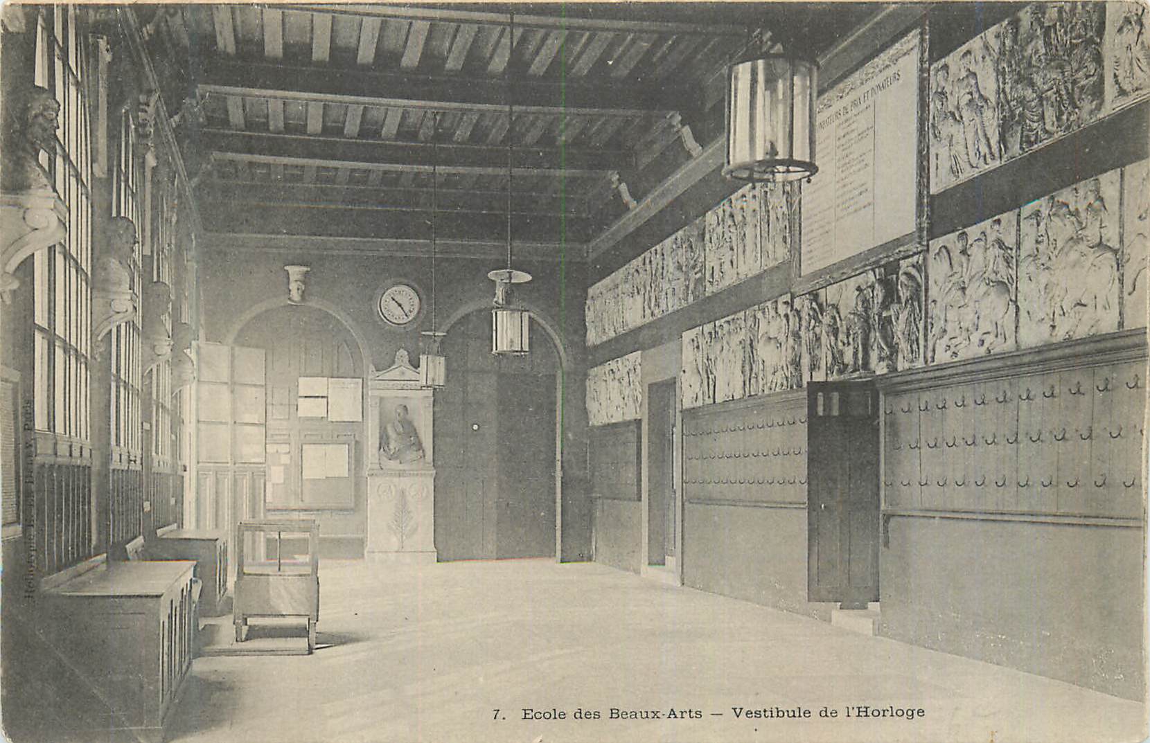 CPA Ecole des Beaux Arts Vestibule de l'Horloge