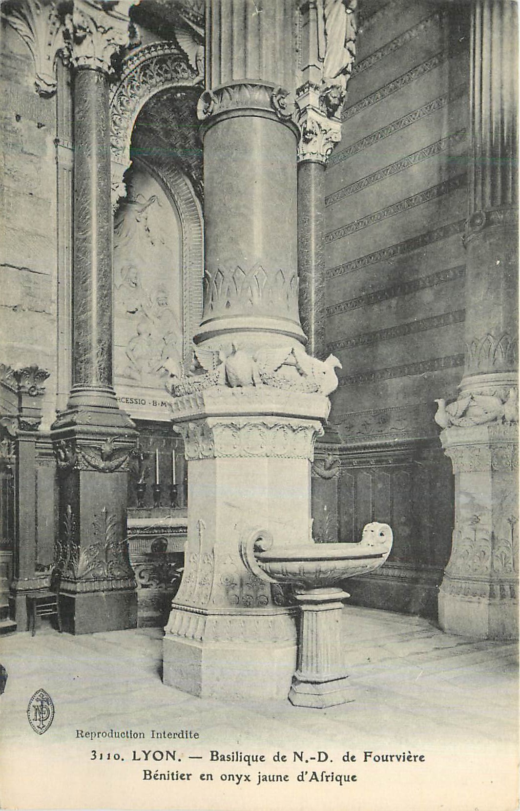 CPA Lyon Basilique de N D de Fourviere