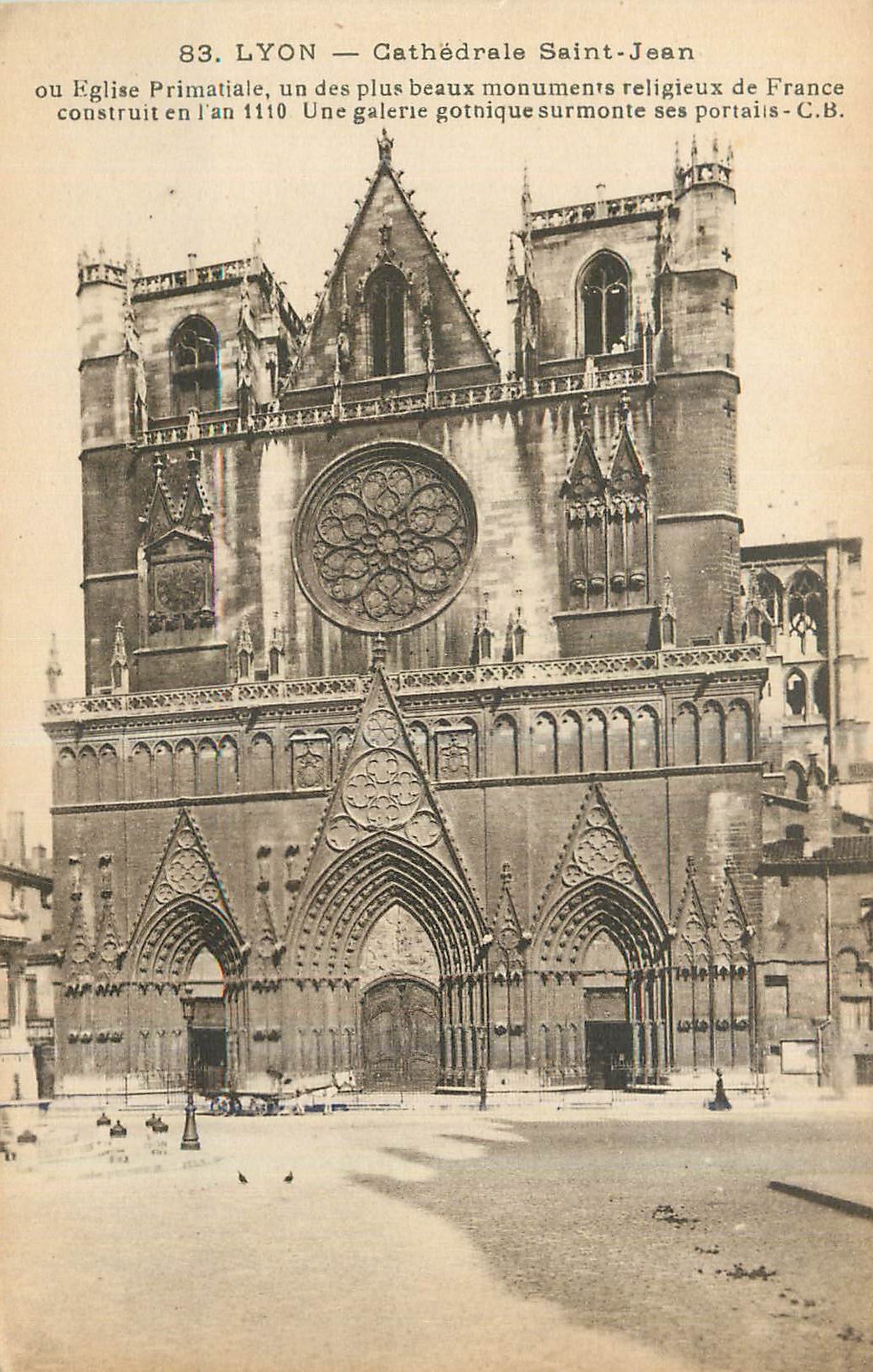 CPA Lyon La Cathedrale Saint Jean