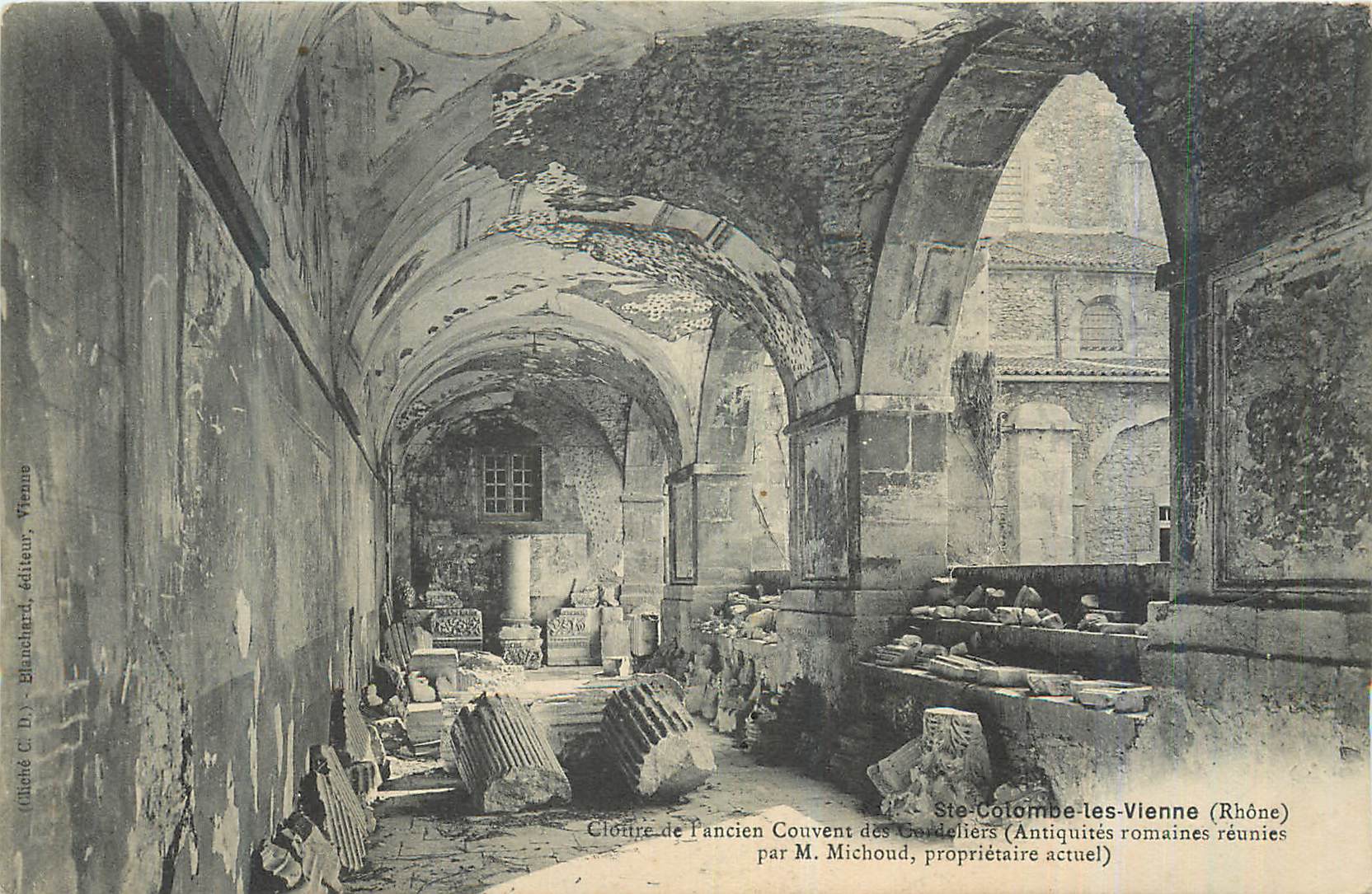 CPA Ste Colombe les Vienne (Rhone) Cloitre de l'ancien couvent des Cordeliers 