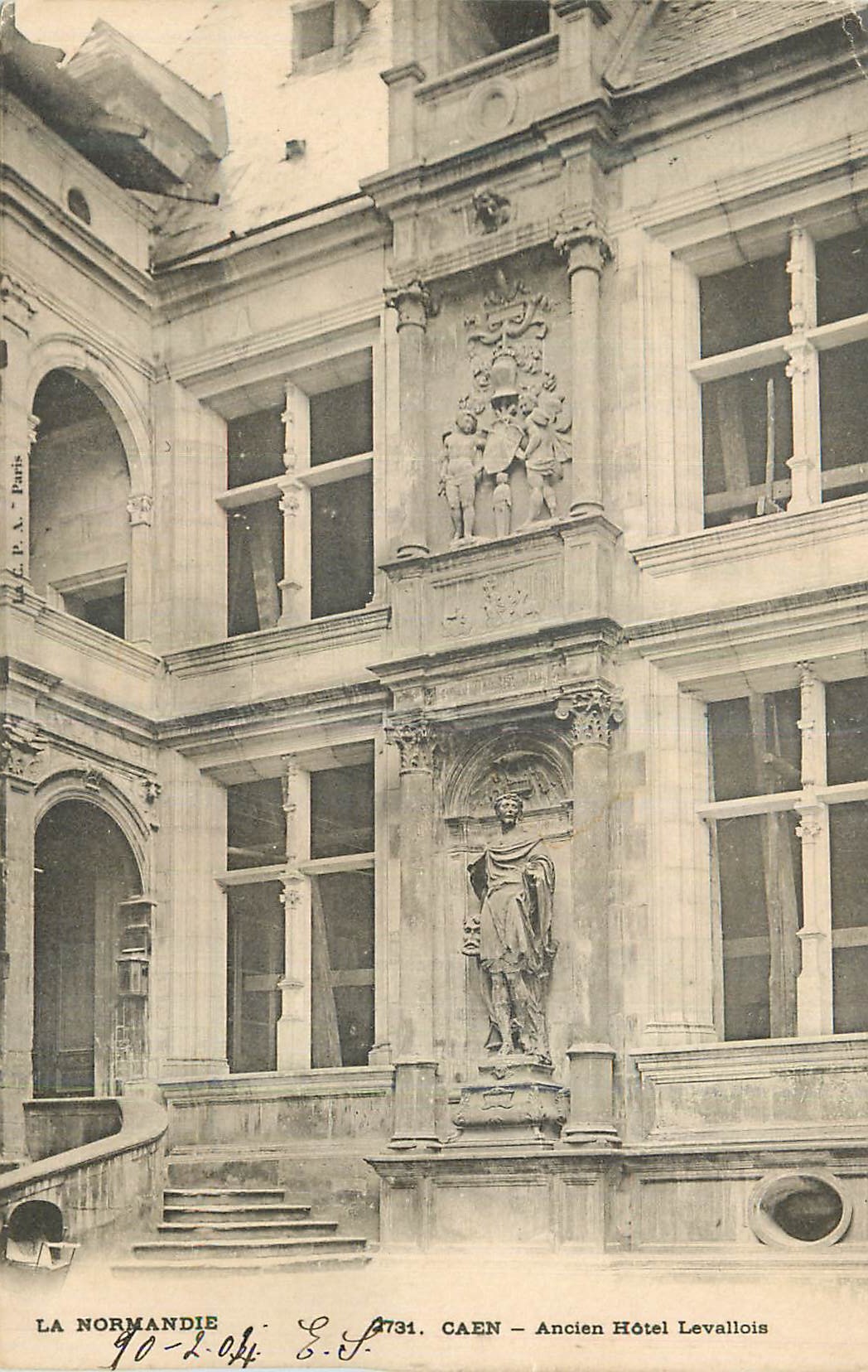 CPA Caen La Normandie Ancien Hotel Levallois