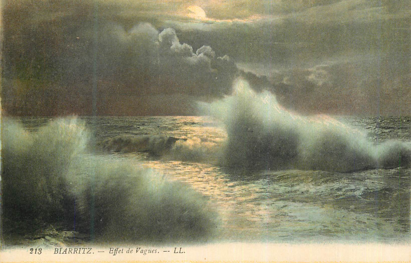 CPA Biarritz Effet des Vagues