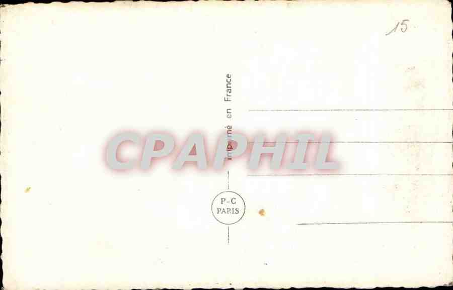 CPA Fantaisie Femme Porte bonheur — Rückseite