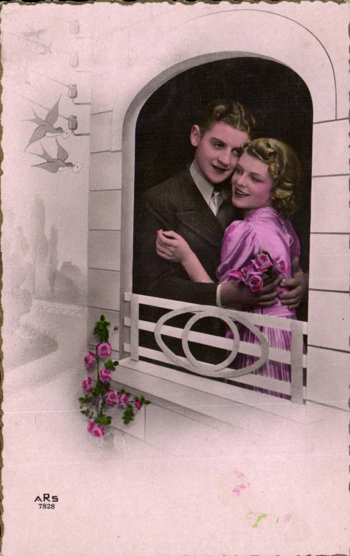 CPA Fantaisie Couple 