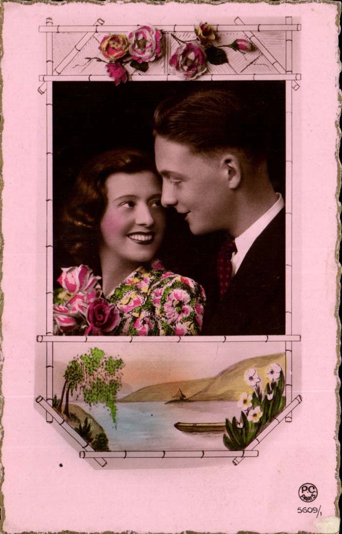 CPA Fantaisie Couple 