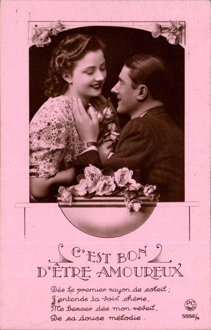 Es ist schön, in Liebe zu sein — Liebesgedicht — P-C Paris n°5556/4