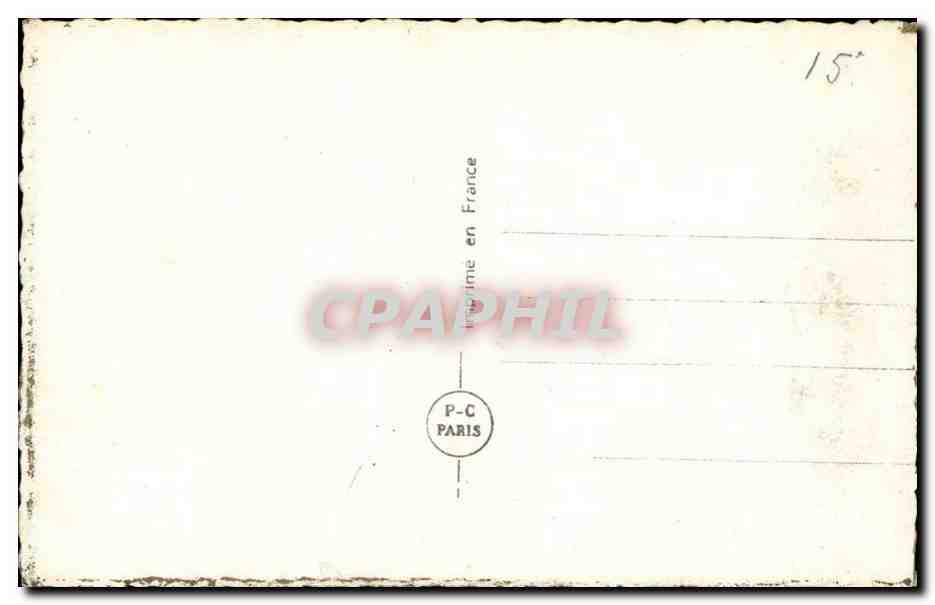 CPA Fantaisie Femme Porte bonheur — Verso