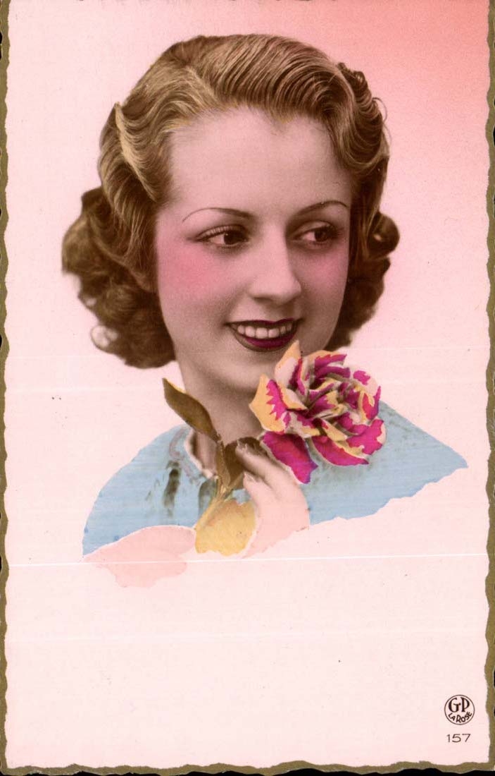CPA Fantaisie Femme 