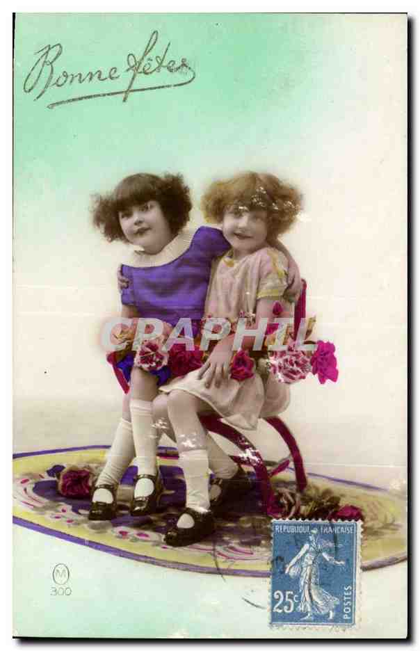 CPA Fantaisie Enfants Bonne fete