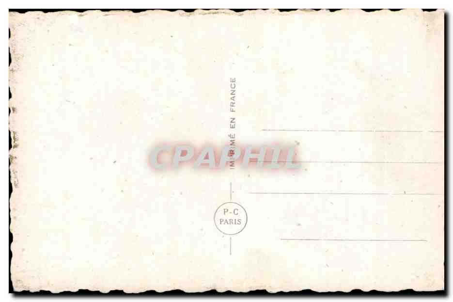 Junges Paar, das Rosen austauscht — PC Paris Nr. 5698 — Rückseite