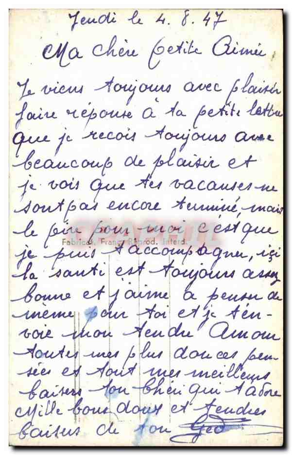 Couple amoureux — texte amoureux — MIC, n° 5014/2 — Reverso