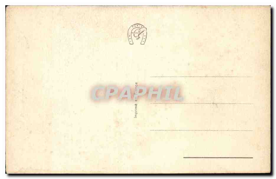CPA Fantaisie Femme Couple Bonne fete — Verso