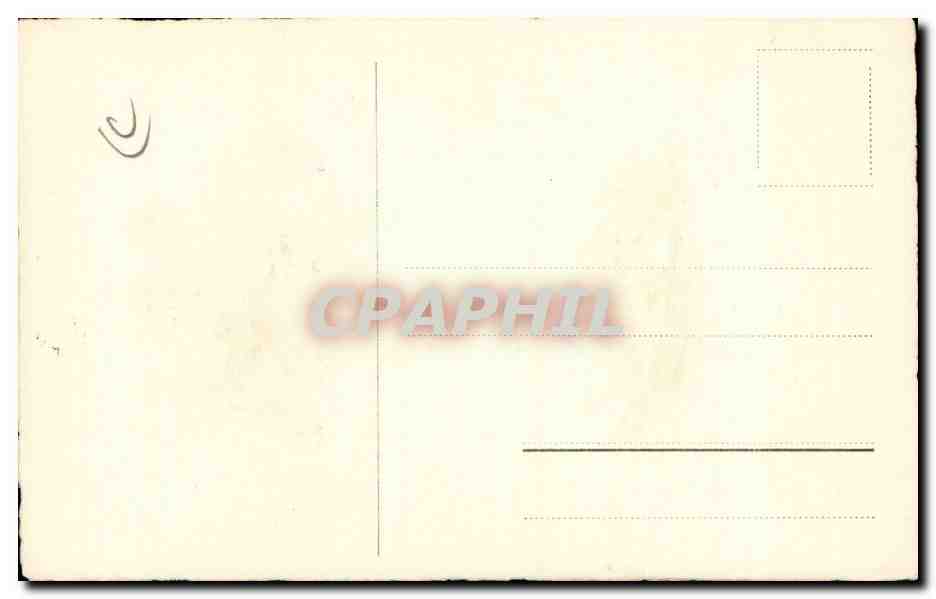 CPA Fantaisie Fleurs 1er avril Paques Easter — Rückseite